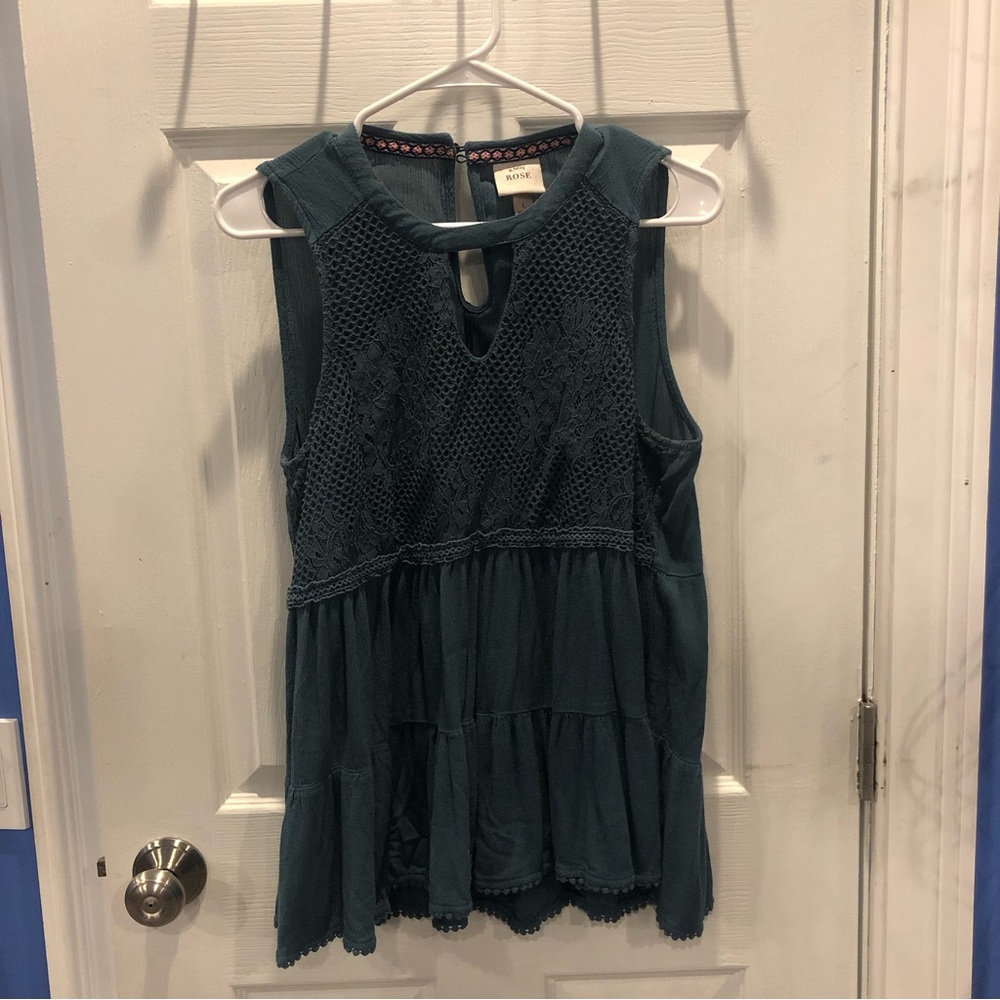 Knox Rose Lace Boho Tank Top